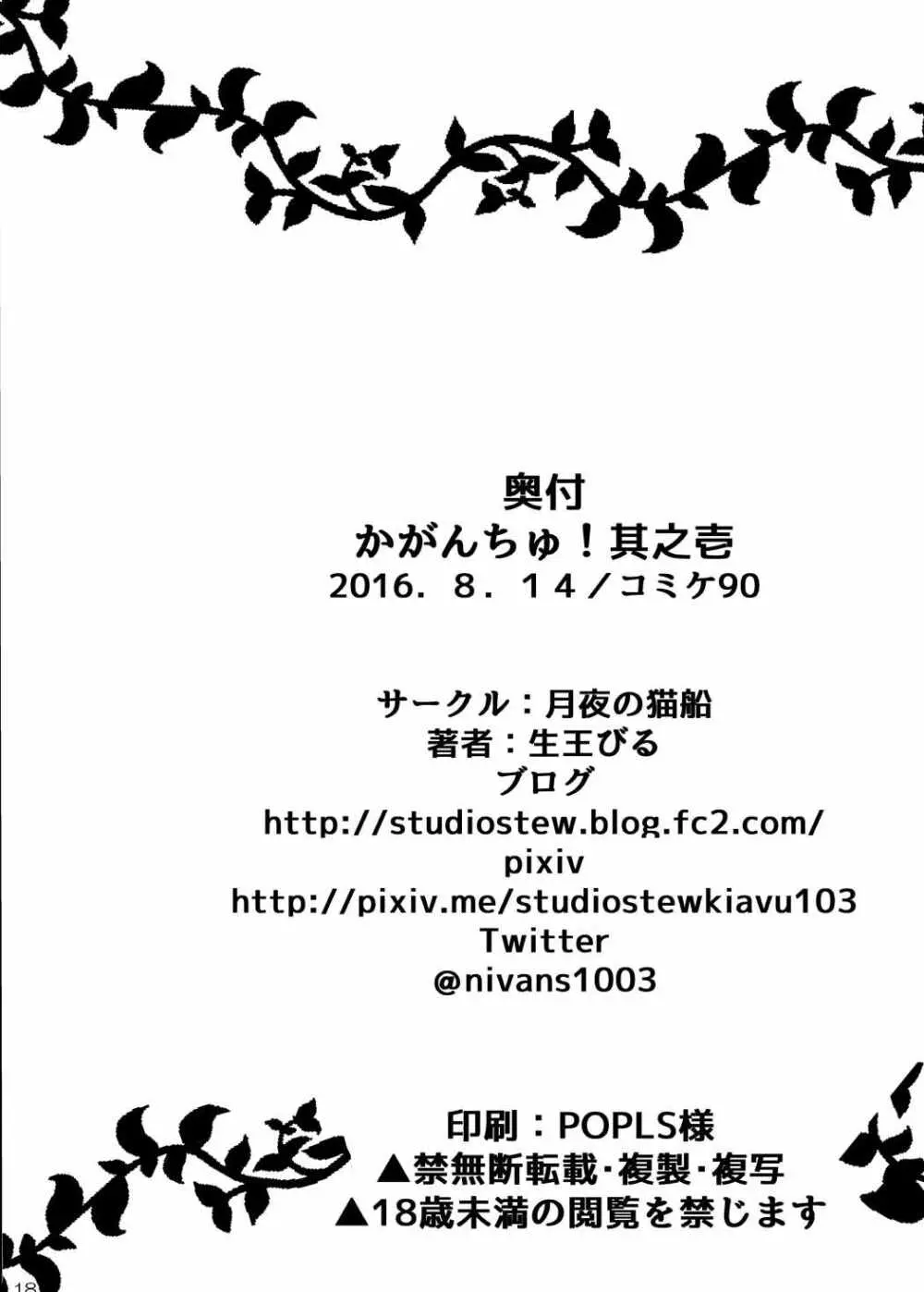 かがんちゅ!其之壱 17ページ