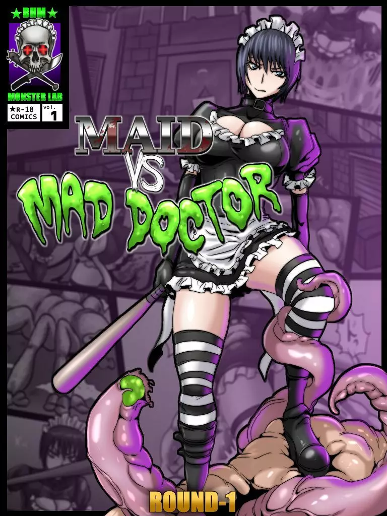 MAID VS MAD DOCTOR round1 FULL 2ページ