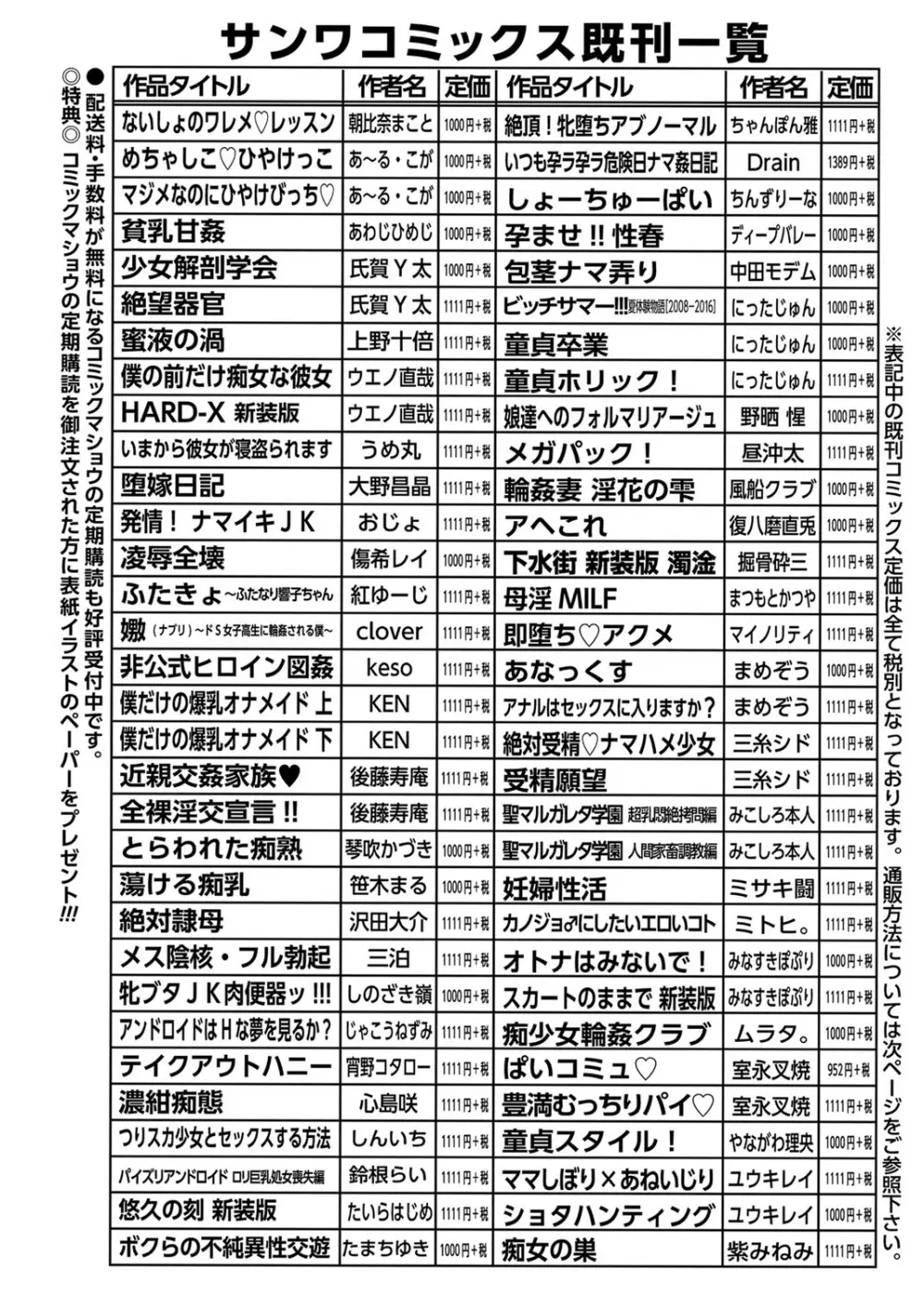 コミック・マショウ 2017年2月号 378ページ