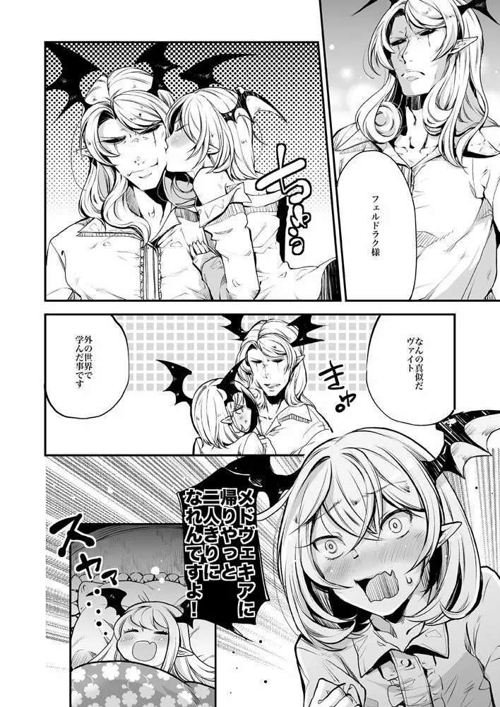 フェルドラクxヴァイトのえろ漫画。 2ページ