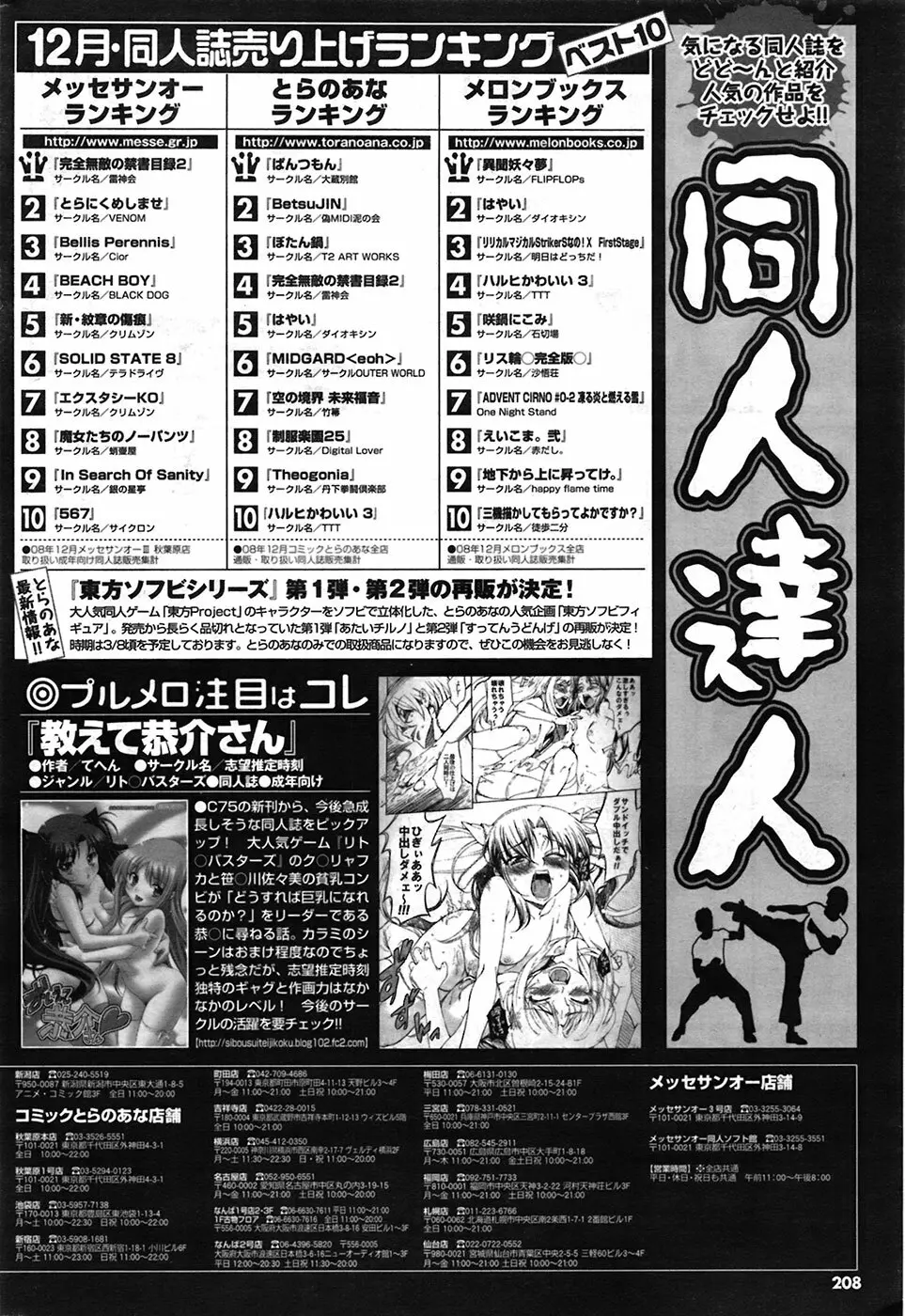 COMIC プルメロ 2009年4月号 vol.28 207ページ