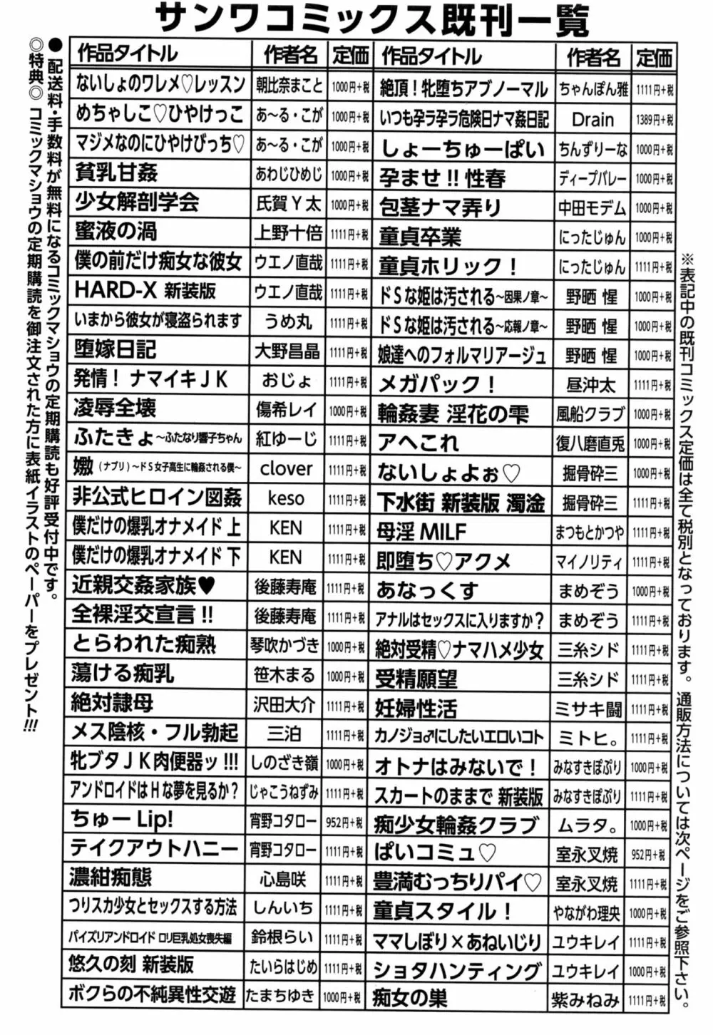 コミック・マショウ 2017年1月号 285ページ