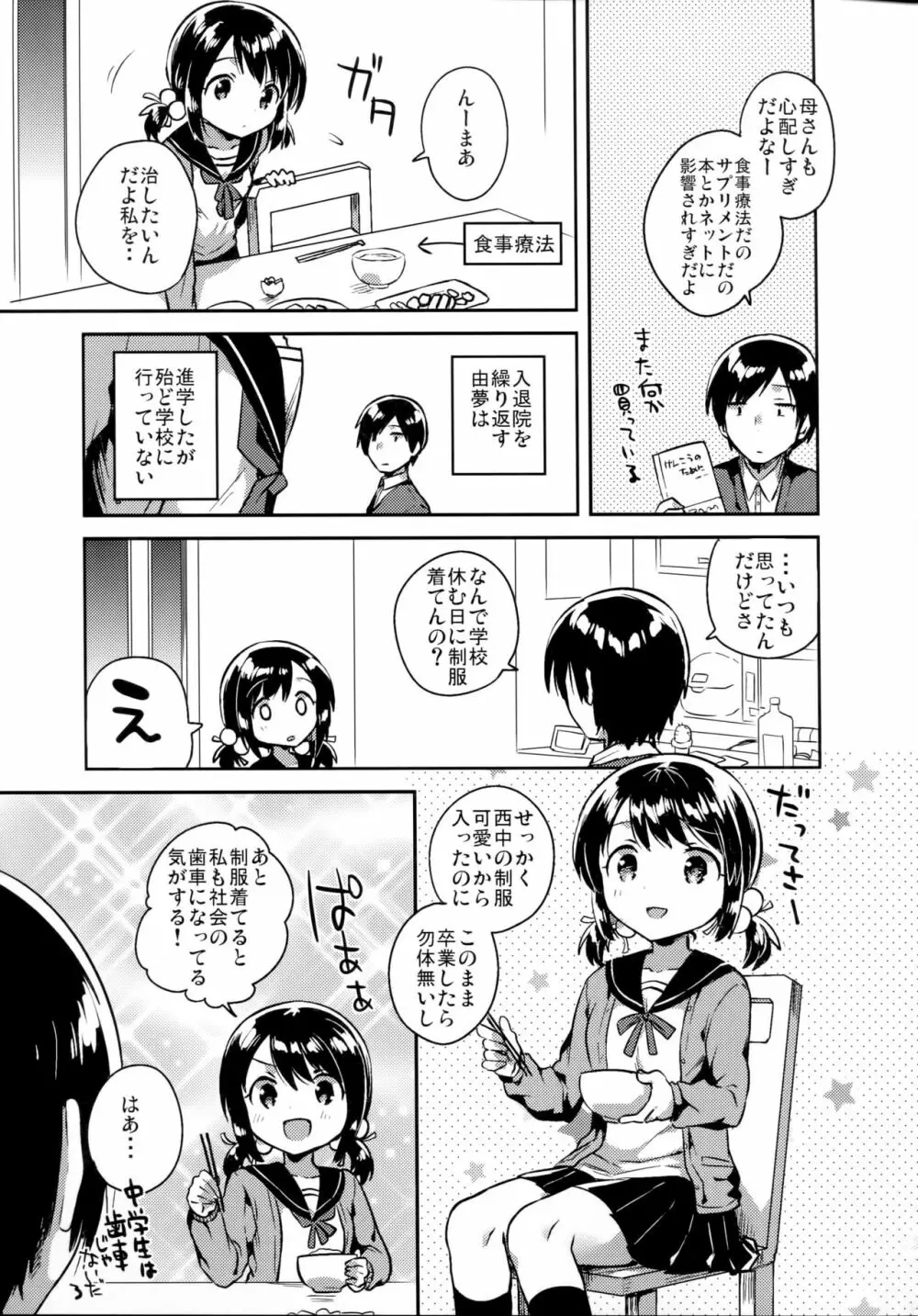 妹は虚弱体質 6ページ