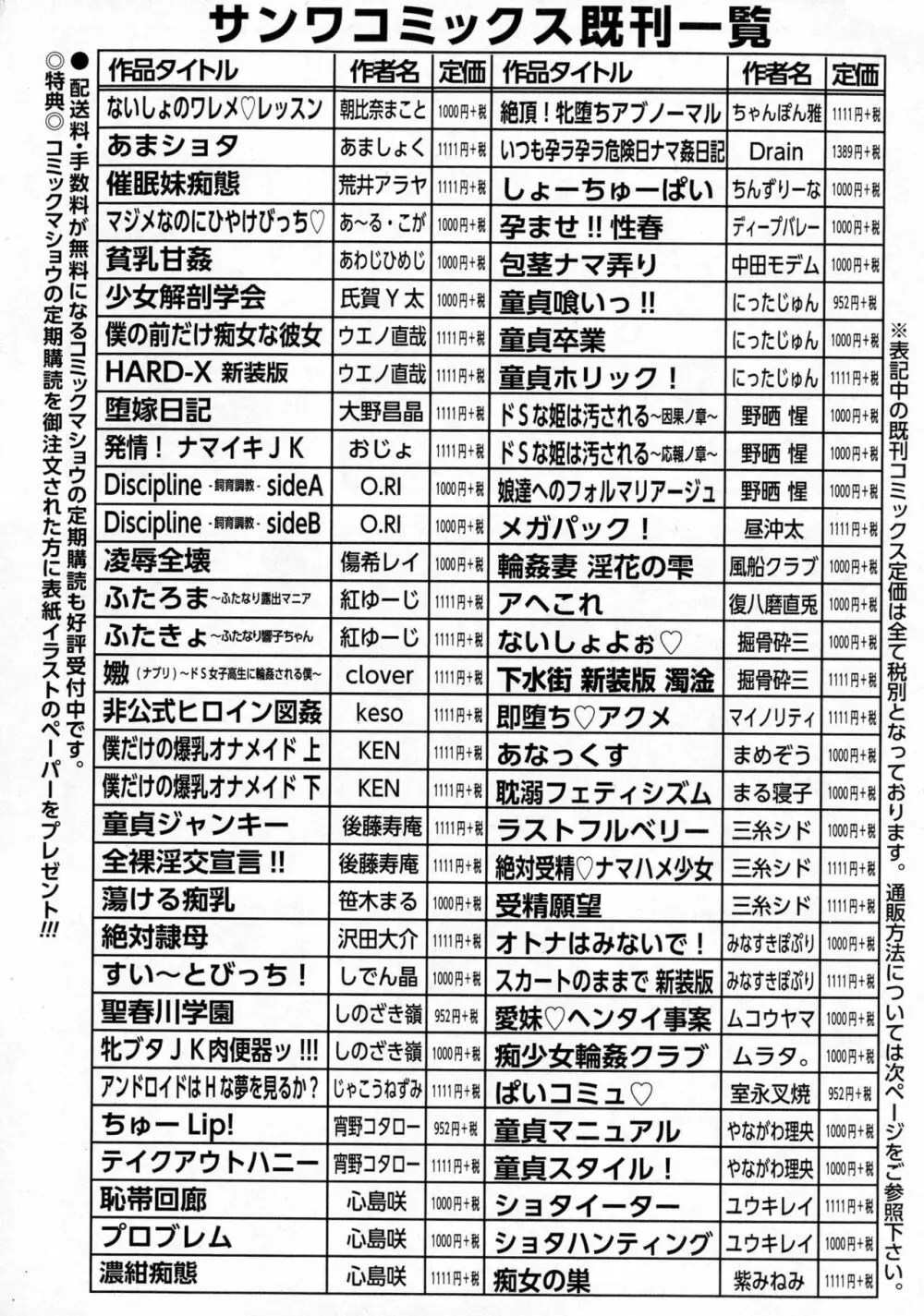 コミック・マショウ 2016年6月号 284ページ