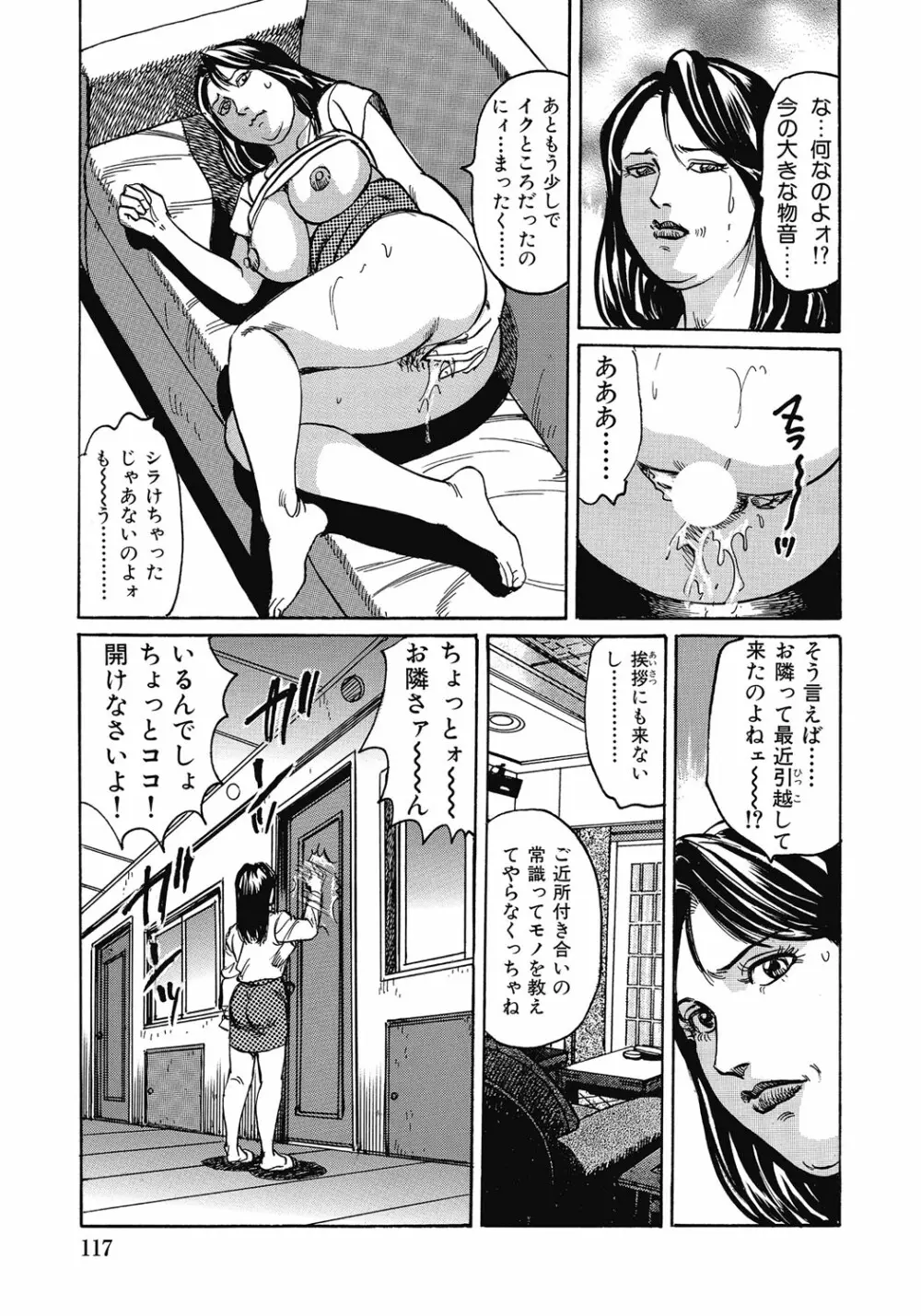 欲求不満の人妻不倫日記 116ページ