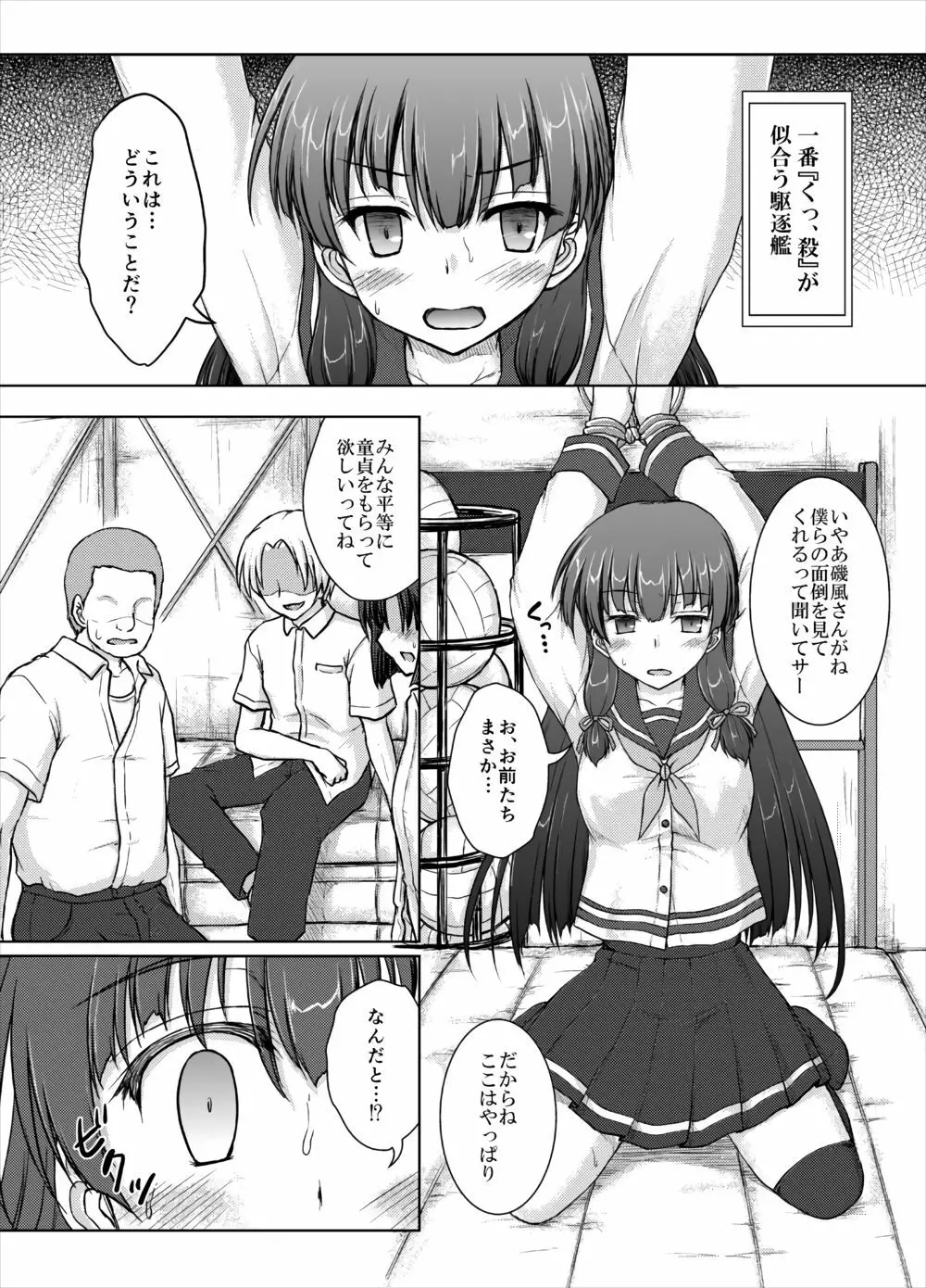 艦娘、呼び出し、体育倉庫 13ページ