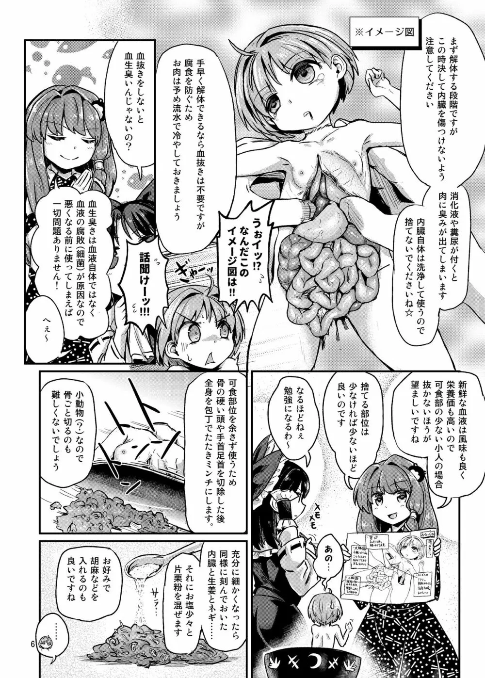 R-18Gな幻想郷のごはん合同誌 6ページ