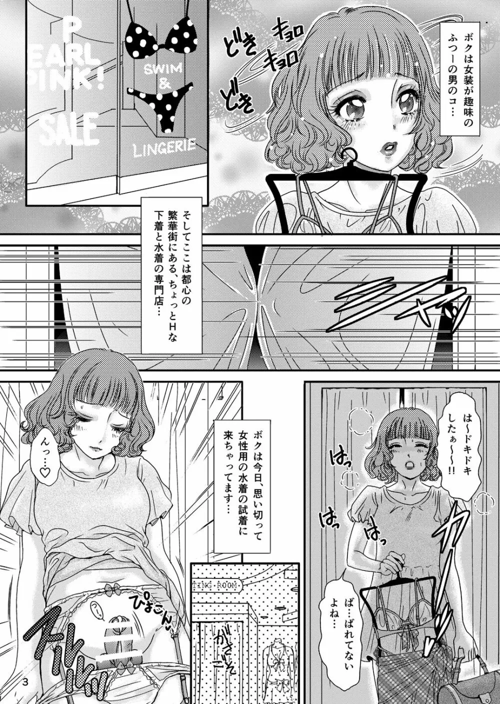 BEHAVIOUR+Vol.3 ～女装して水着の…とかって本～ 3ページ