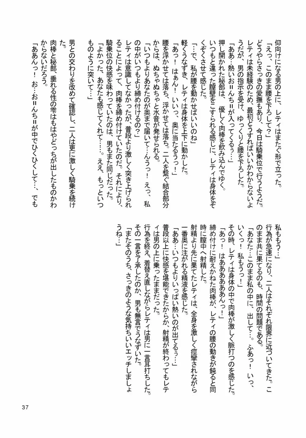 東方騎乗位合同誌 騎乗領土 36ページ