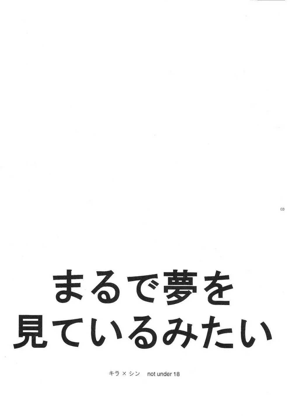 まるで夢を見ているみたい 2ページ