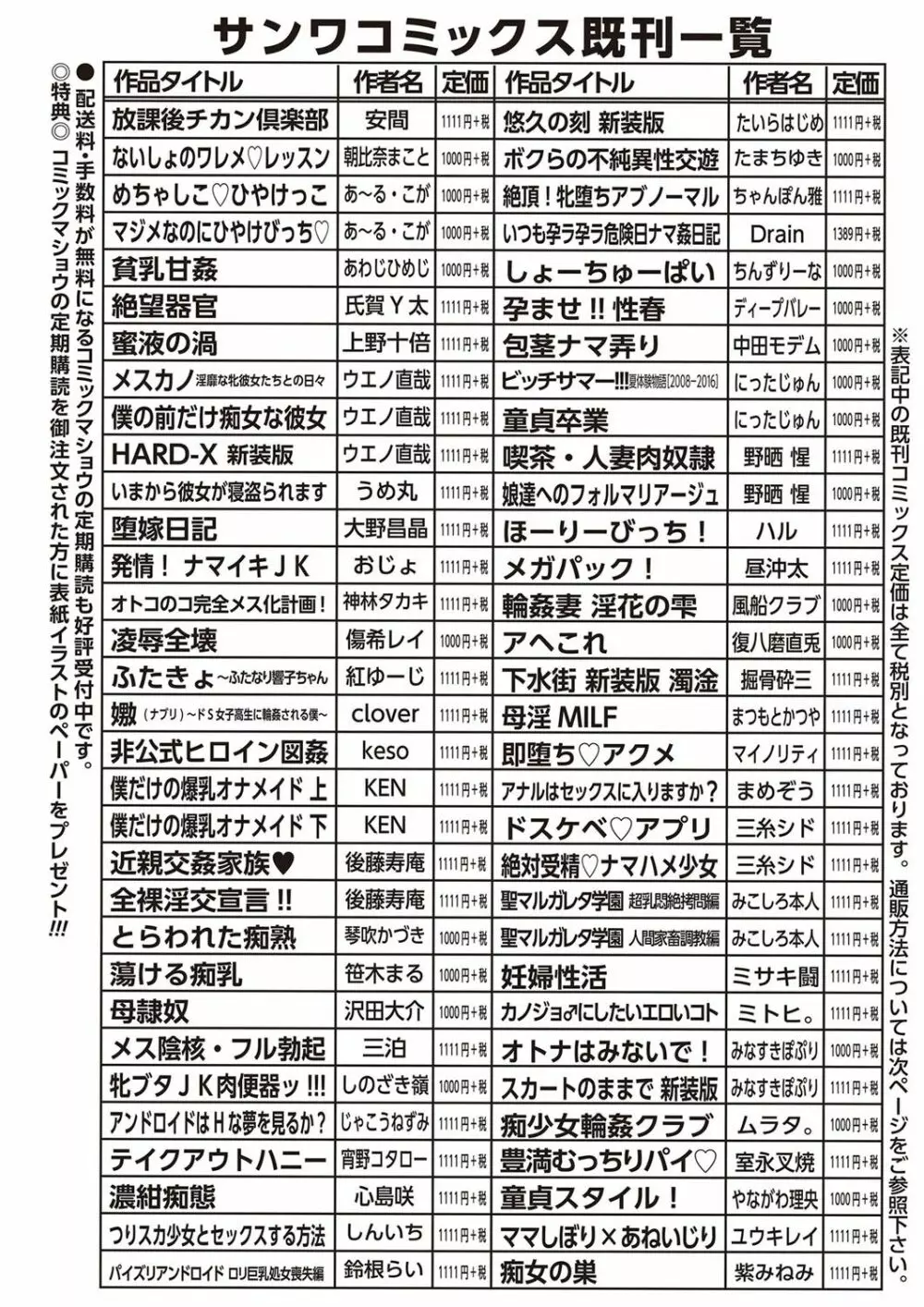 コミック・マショウ 2017年5月号 285ページ