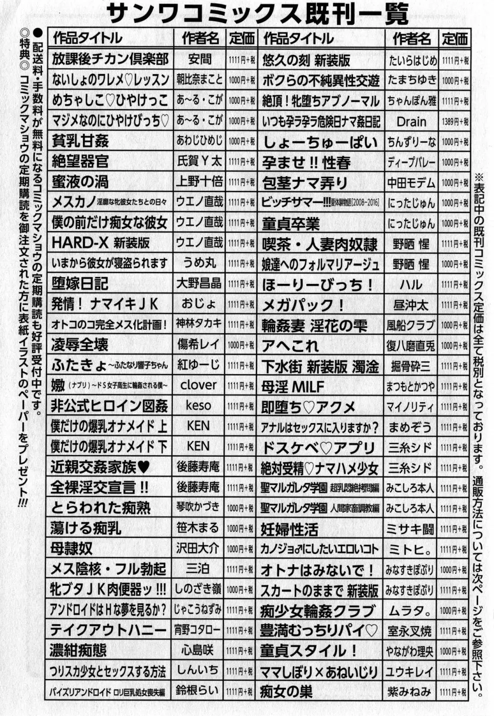 コミック・マショウ 2017年5月号 285ページ