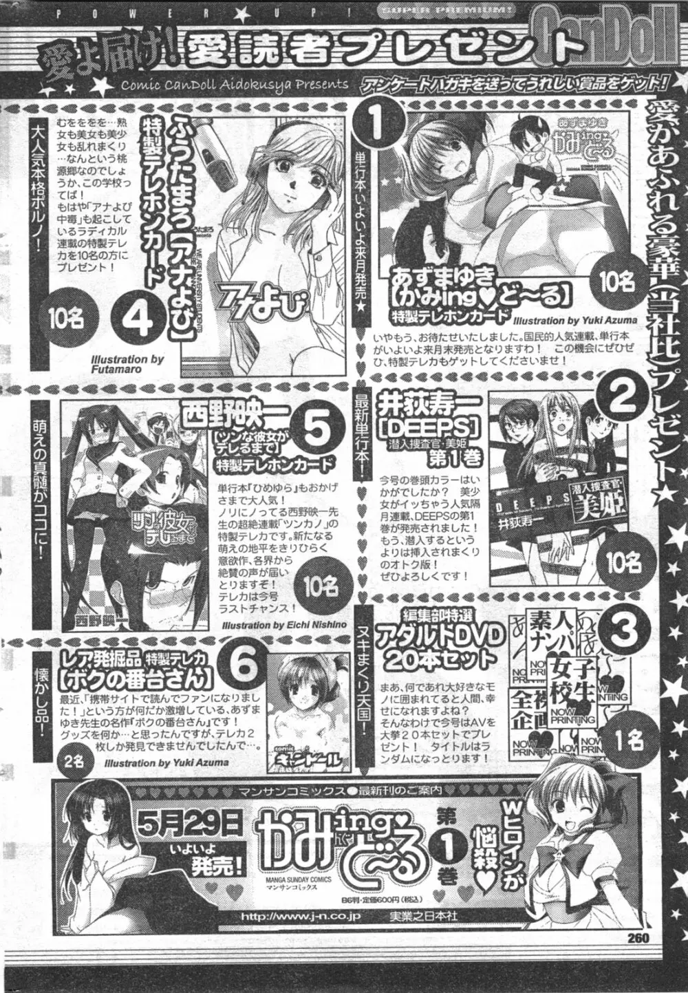 COMIC キャンドール 2008年6月号 Vol.53 260ページ