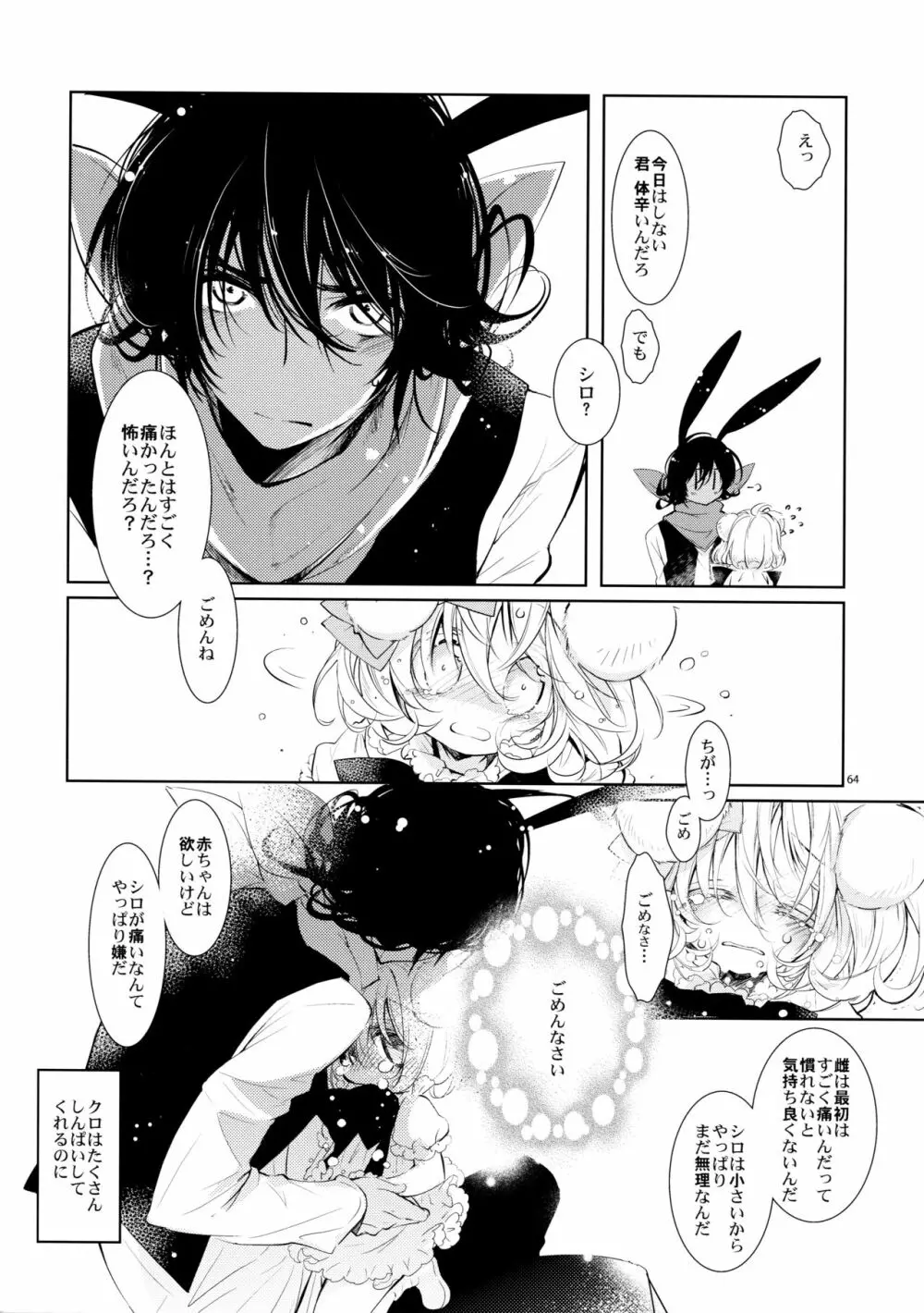 BLACK AND WHITE RABBIT 総集編 68ページ