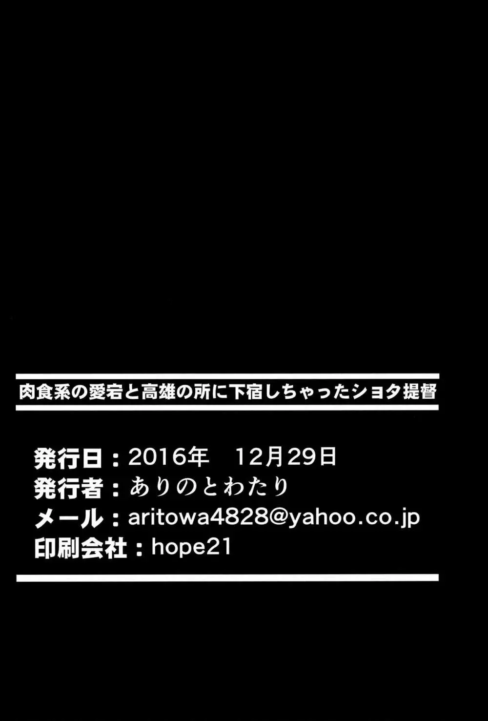 肉食系の愛宕と高雄の所に下宿しちゃったショタ提督 25ページ