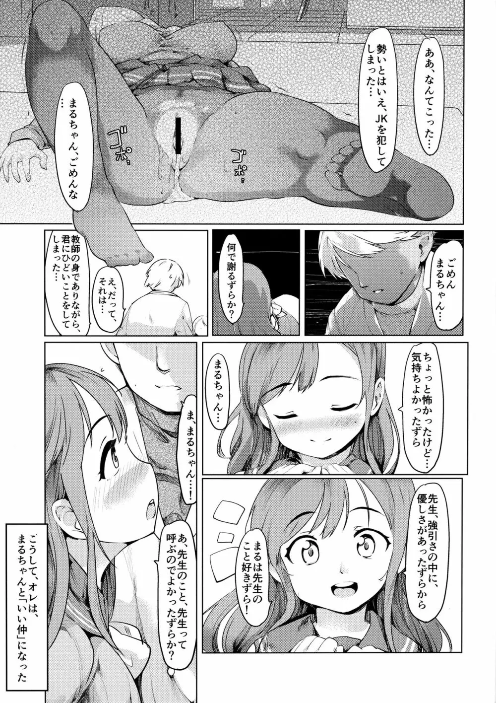 まるちゃんとHなことする本 8ページ