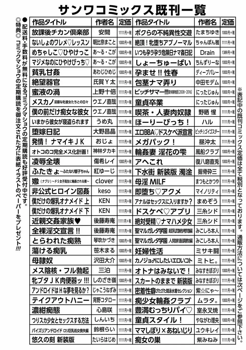 コミック・マショウ 2017年6月号 285ページ