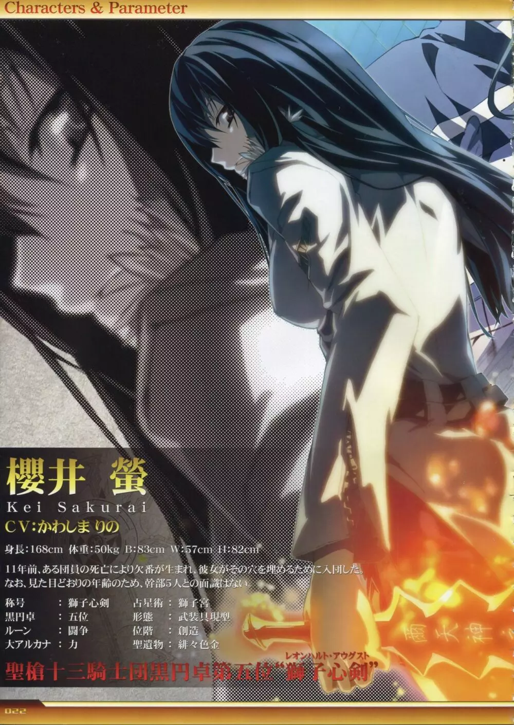 Dies irae Visual Fanbook – White Book 23ページ