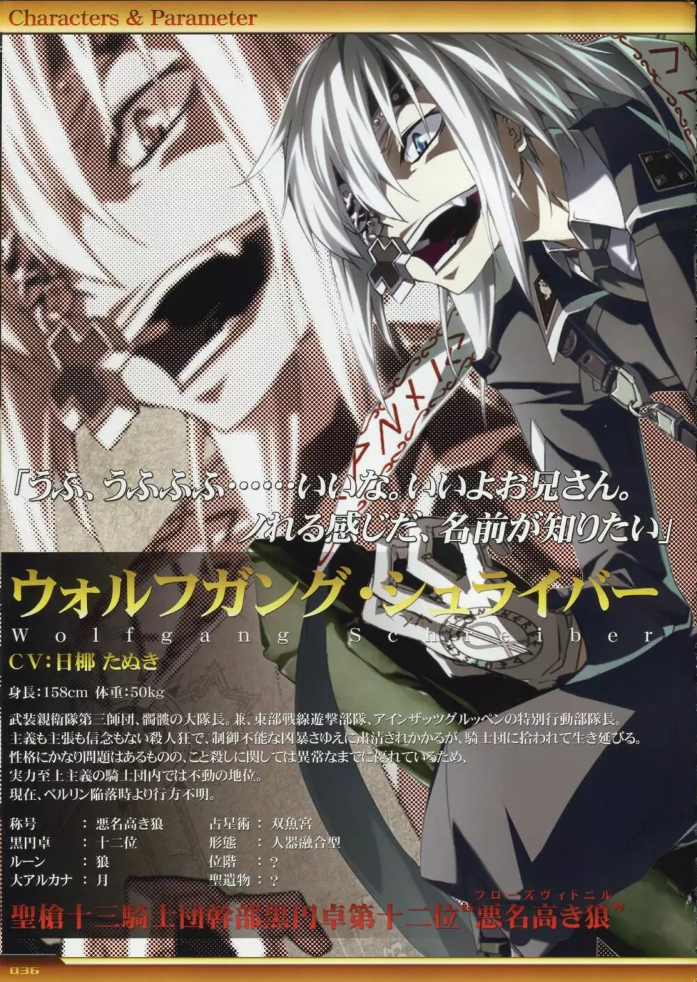 Dies irae Visual Fanbook – White Book 37ページ