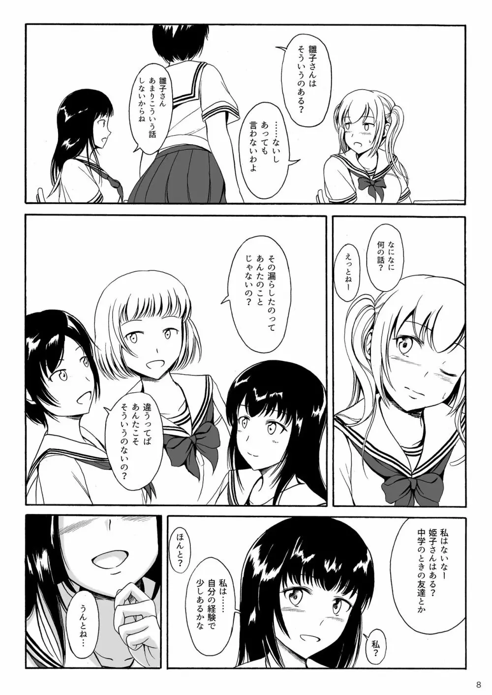 排尿少女 雛子のおしっこ日和 7ページ