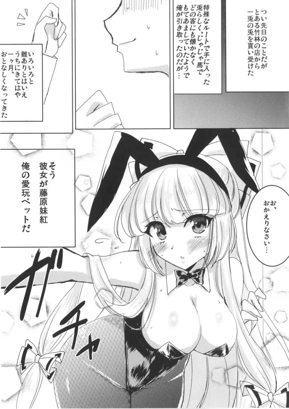 バニーもこたんと仲良しセックス2 2ページ