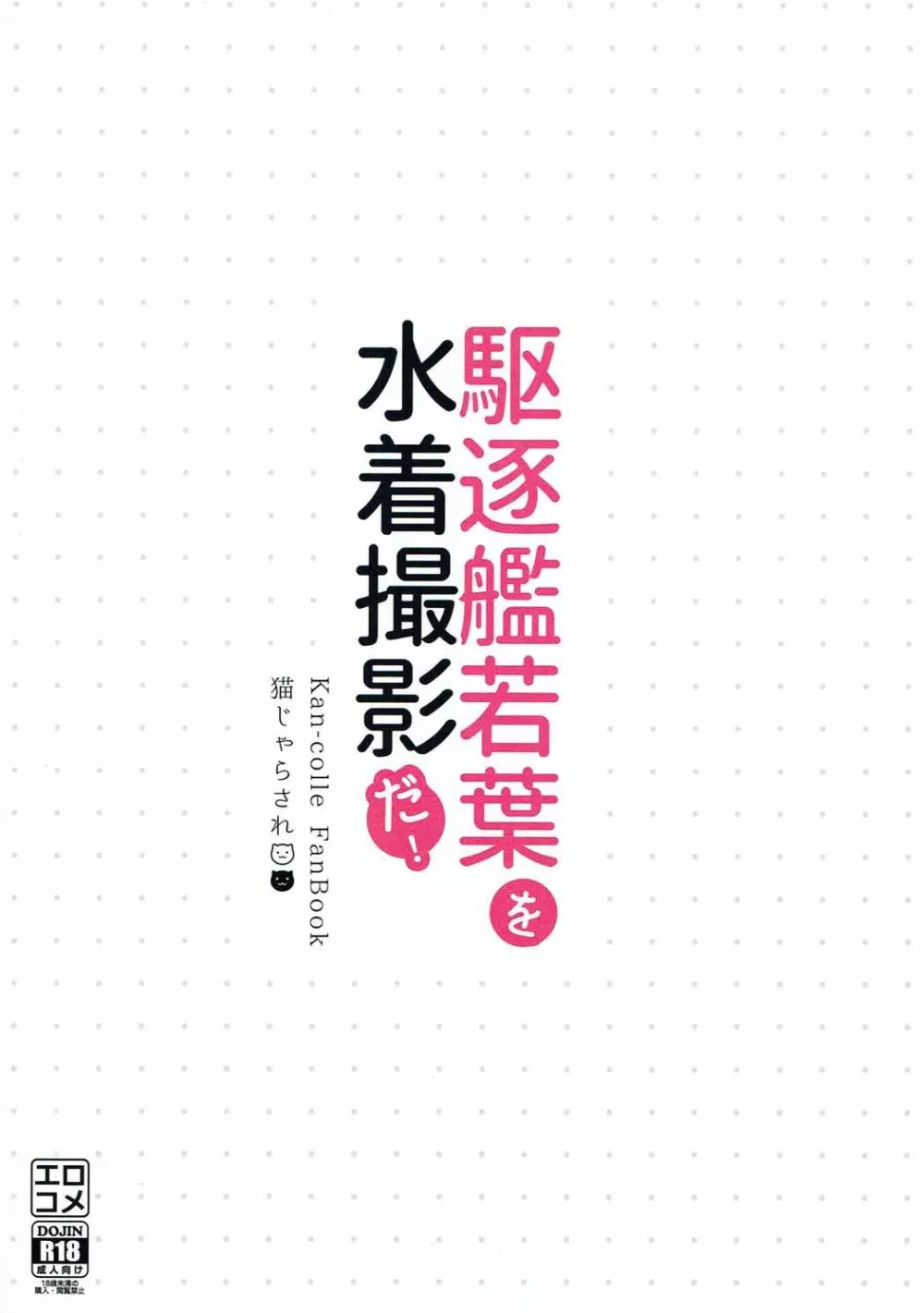 駆逐艦若葉を水着撮影だ! 23ページ