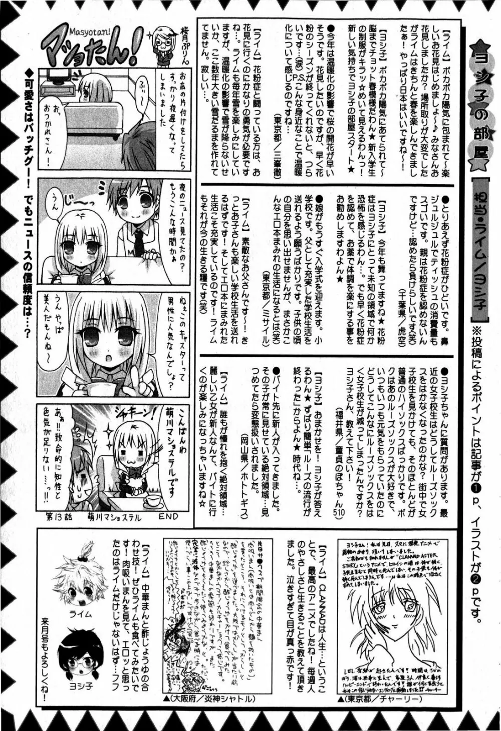 コミック・マショウ 2009年6月号 255ページ