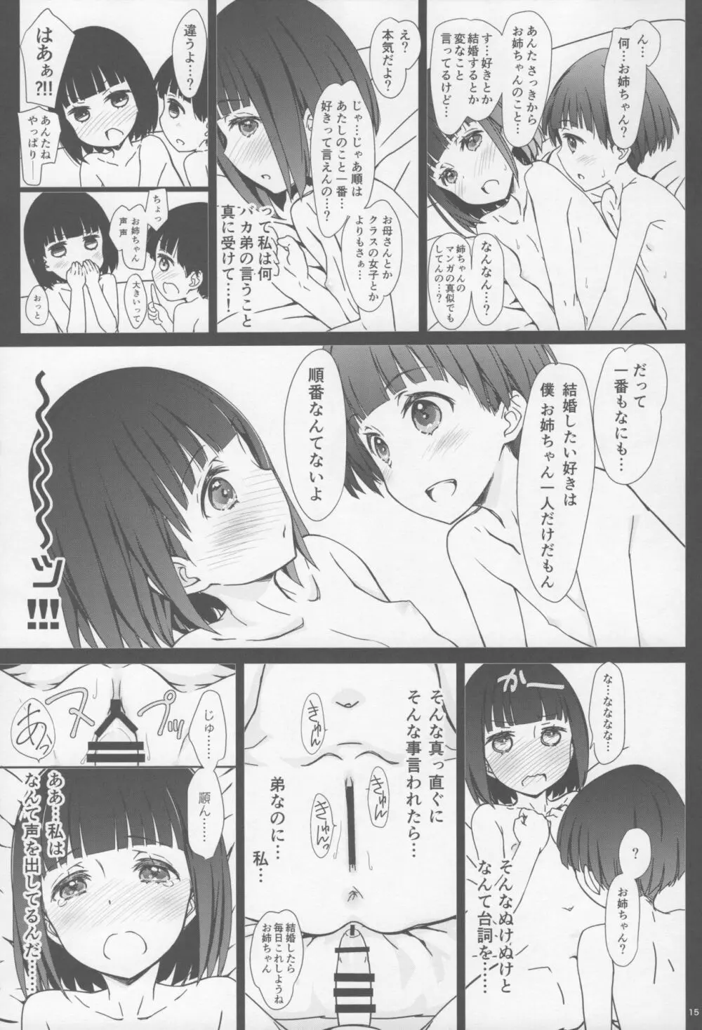 お姉ちゃんと僕と 14ページ