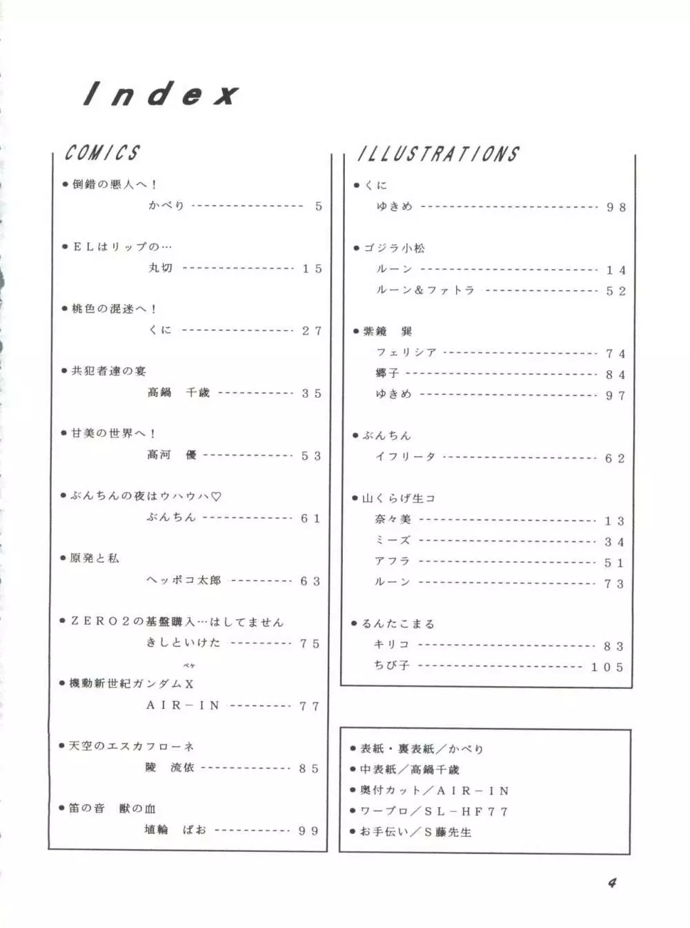 プラスY Vol.18 4ページ