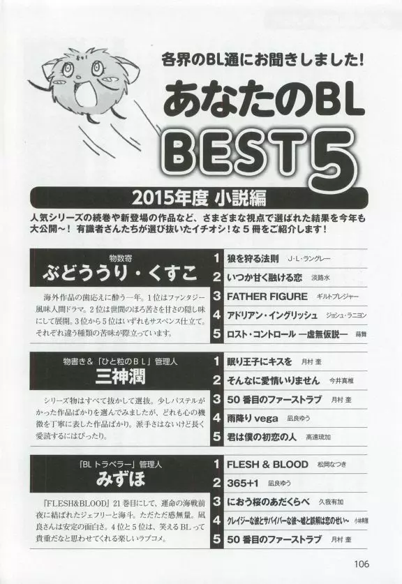 このBLがやばい! 2015年度版 108ページ