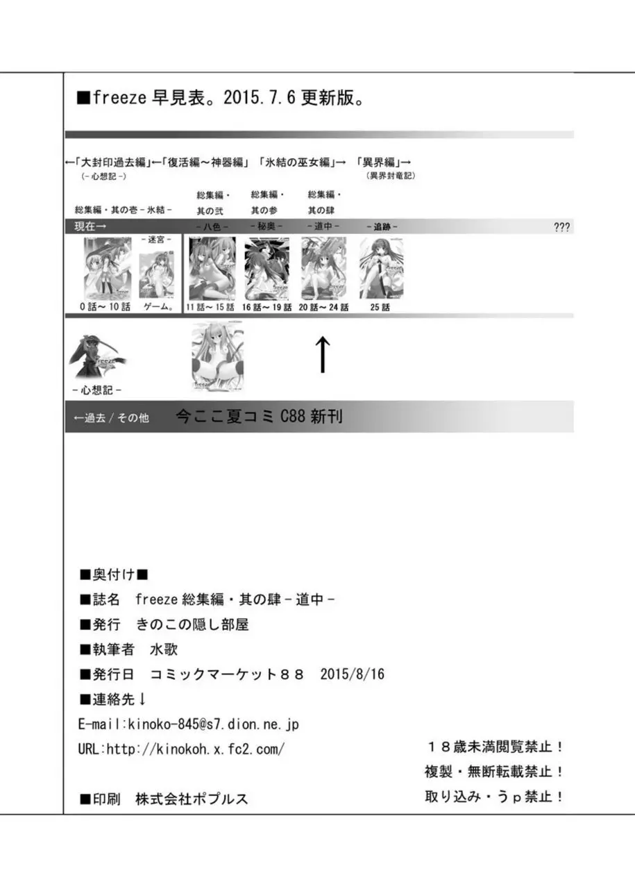 freeze総集編・其の肆 -道中- 178ページ