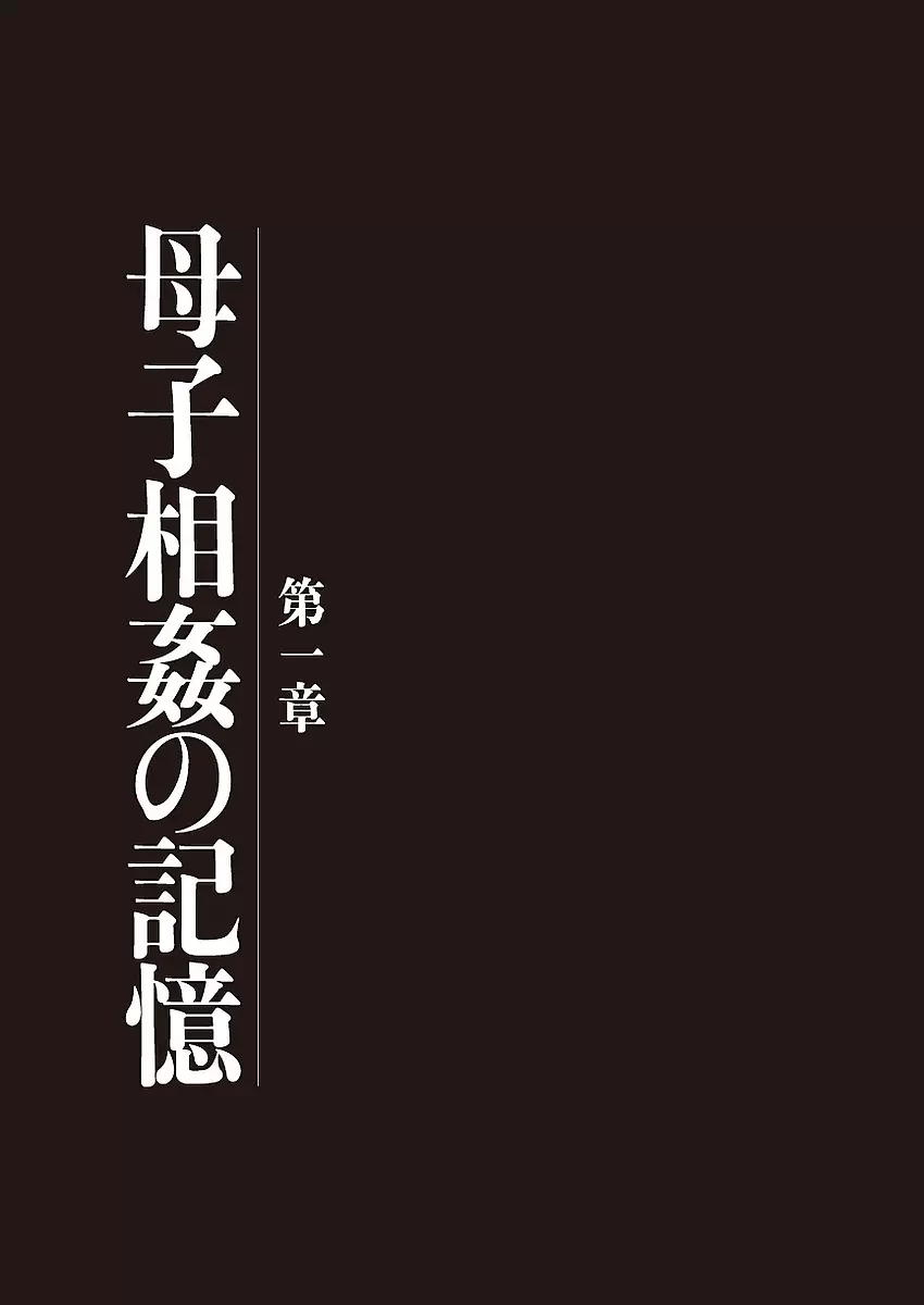 母子相姦日記 母さん、一度だけだから…。 3ページ