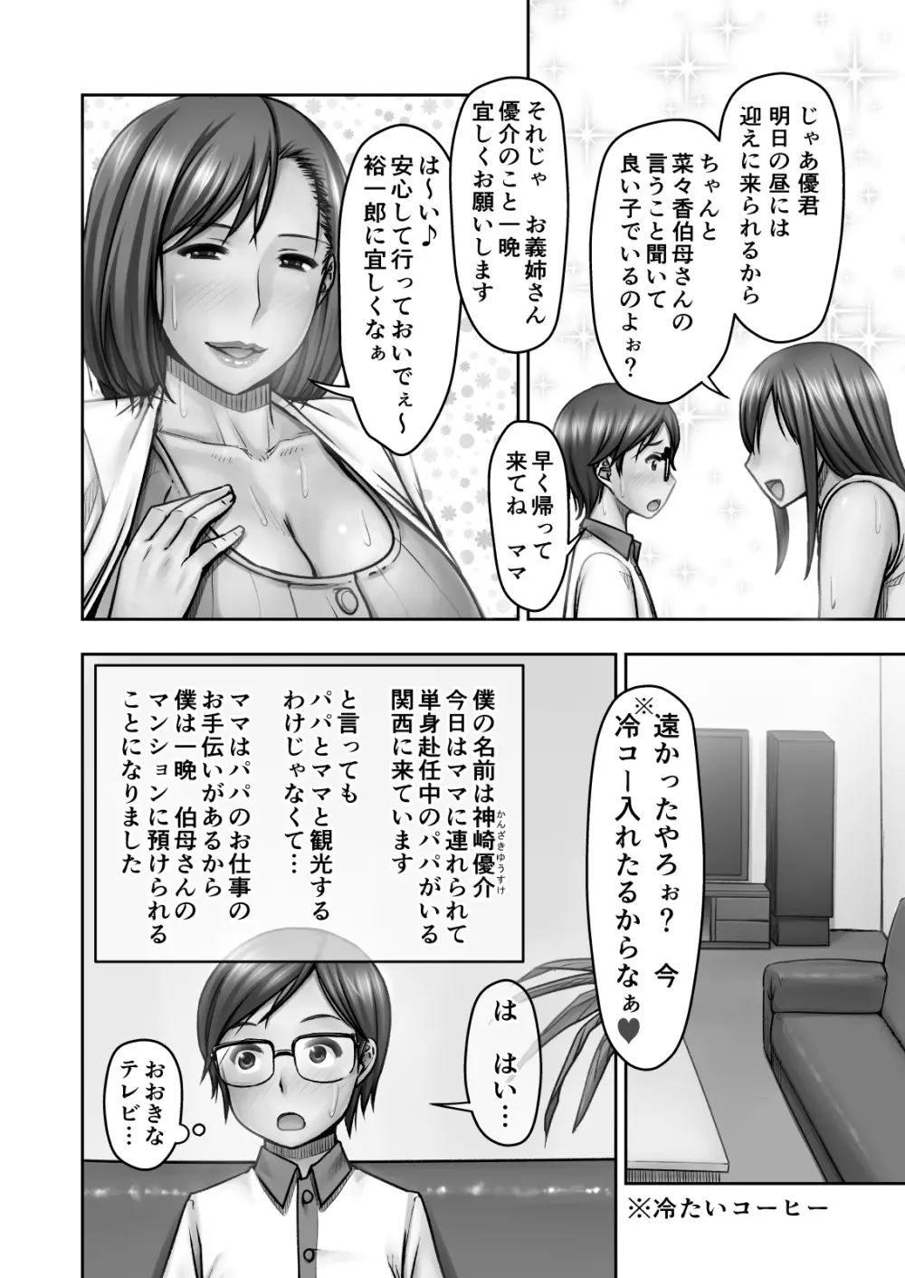 苦手な関西の伯母さんに預けられた暑い熱い夏の夜 3ページ