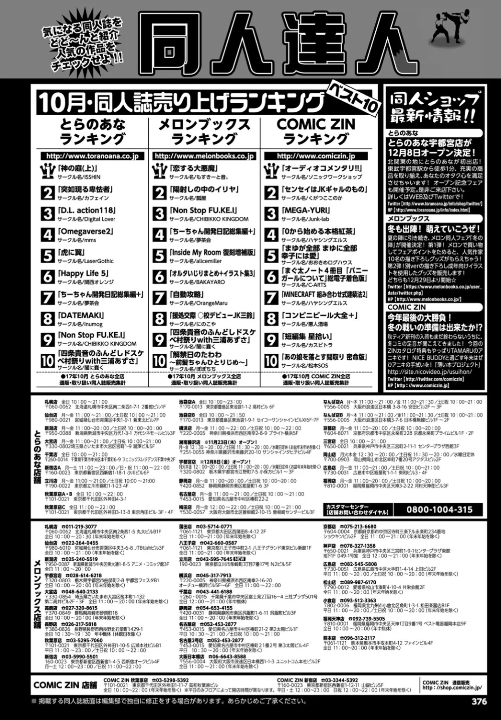 COMIC BAVEL 2018年2月号 376ページ