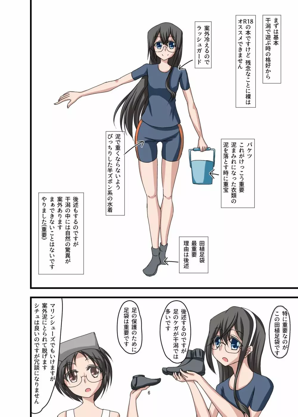 泥まみれや絵の具まみれの女の子が想像以上にエロい件3 6ページ