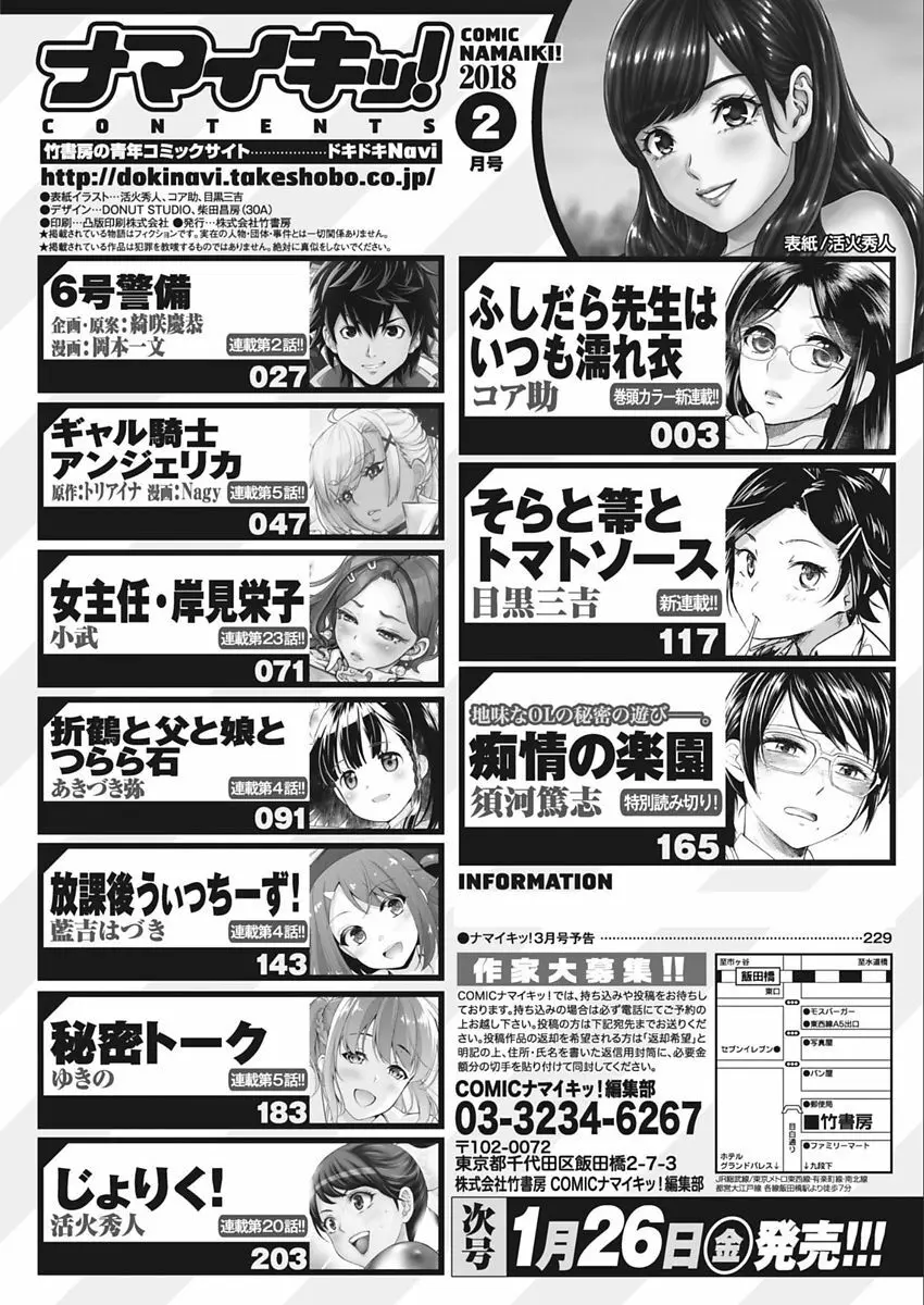 ナマイキッ！ 2018年2月号 222ページ