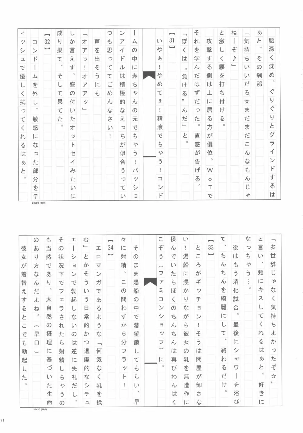 佐藤心 ゑろ合同誌 こゝろ 70ページ