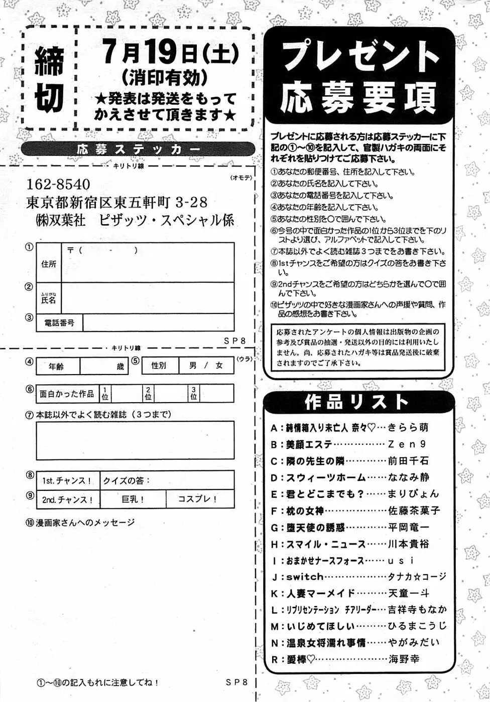 アクションピザッツスペシャル 2008年8月号 265ページ