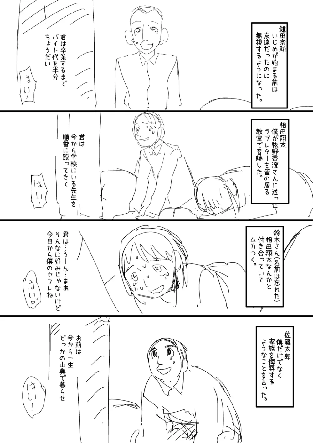 催眠おじさん漫画２作目ネーム 6ページ