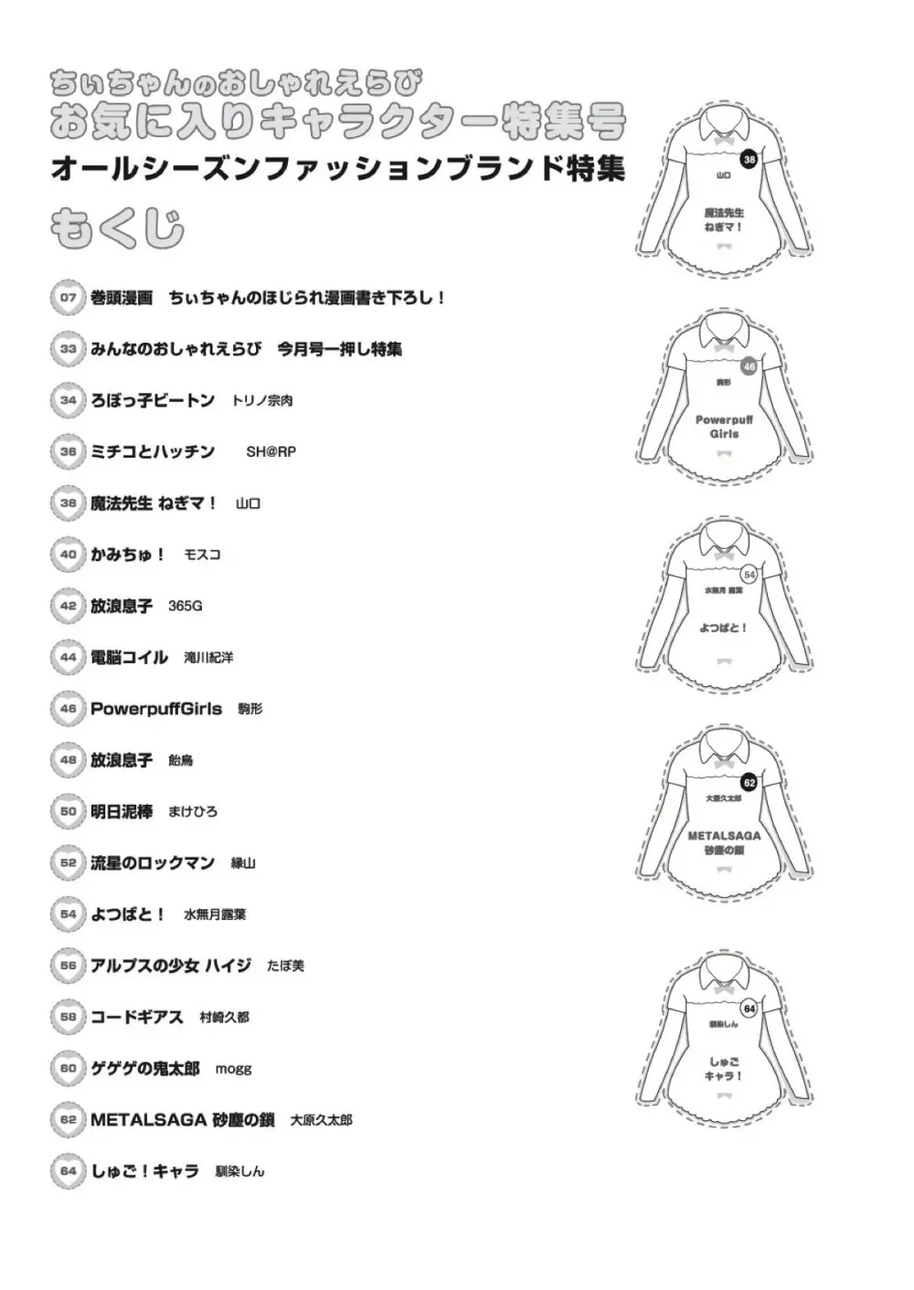 ちぃちゃんのおしゃれえらび 3ページ