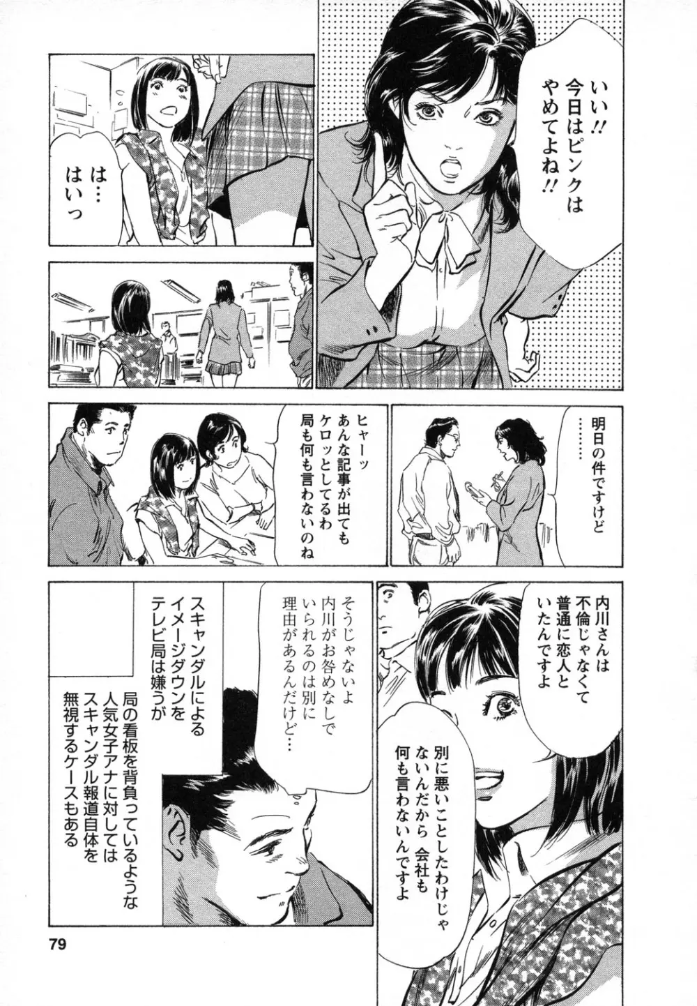 女子アナ七瀬 第1巻 80ページ