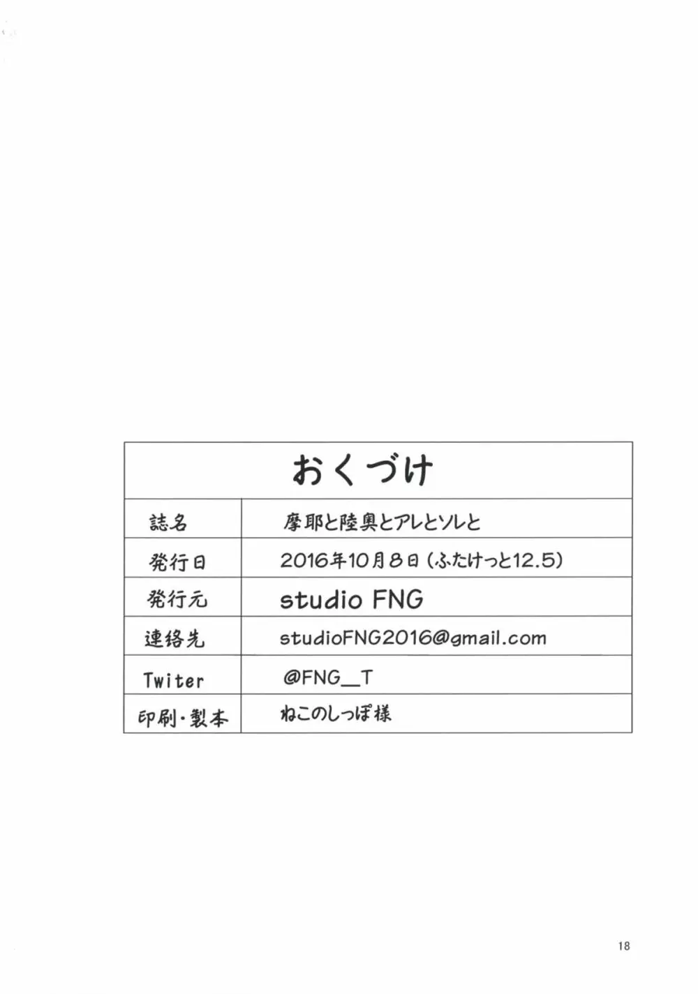 摩耶と陸奥とアレとソレと 17ページ