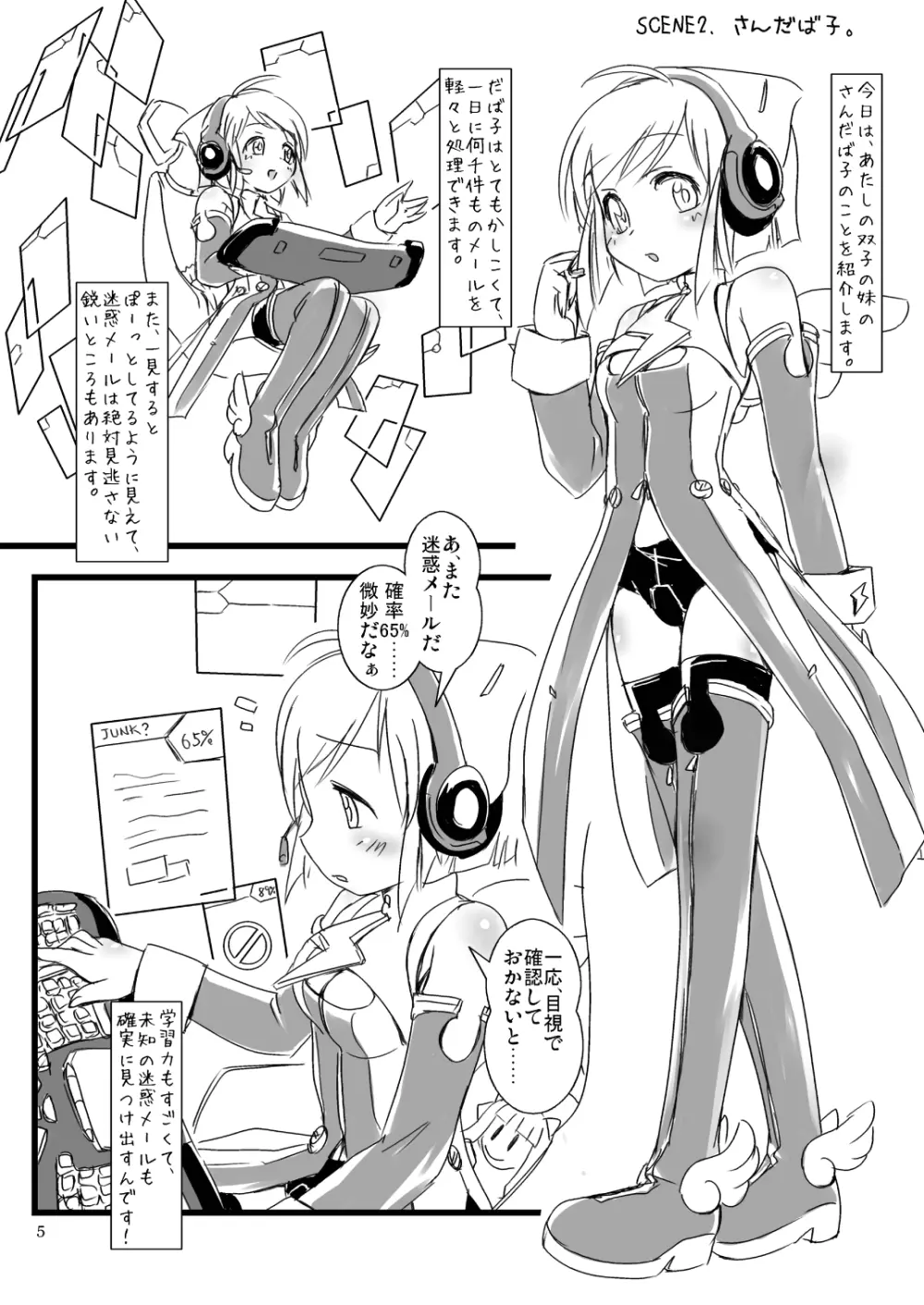 moezilla24 ふぉくす子とさんだば子のある休日 12ページ