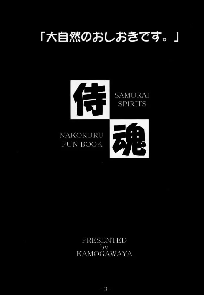 「大自然のおしおきです 。」3 Daishizen no Oshiokidesu 3 2ページ