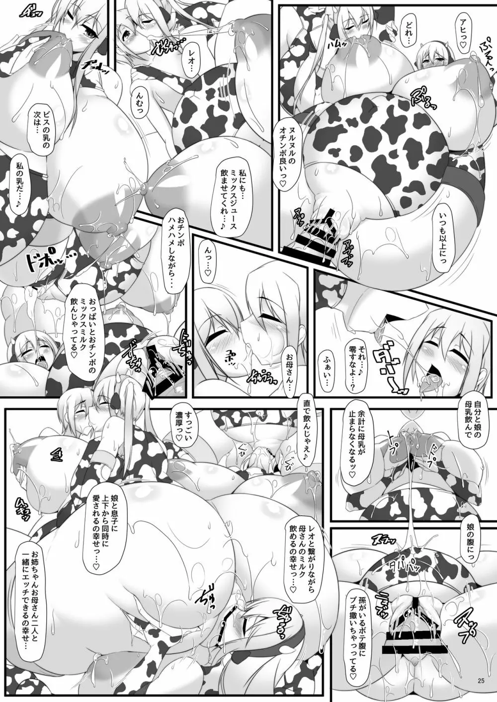 [IRON FIN (テツビレ)] ボテこれ8 ～母が私(Graf)で 私(bismarck)が姉で～ (艦隊これくしょん -艦これ-) [DL版] 24ページ