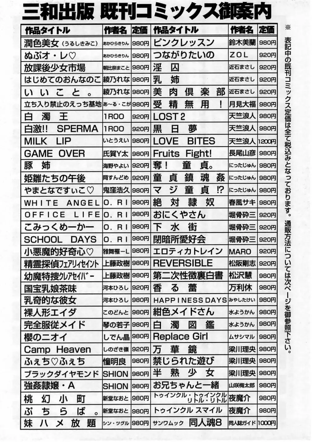 コミック・マショウ 2005年4月号 224ページ