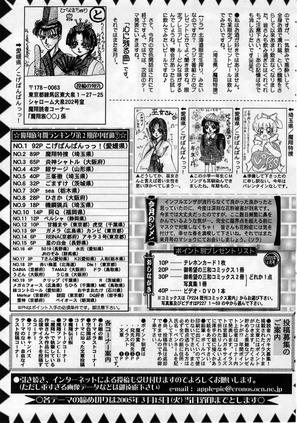 コミック・マショウ 2005年4月号 231ページ