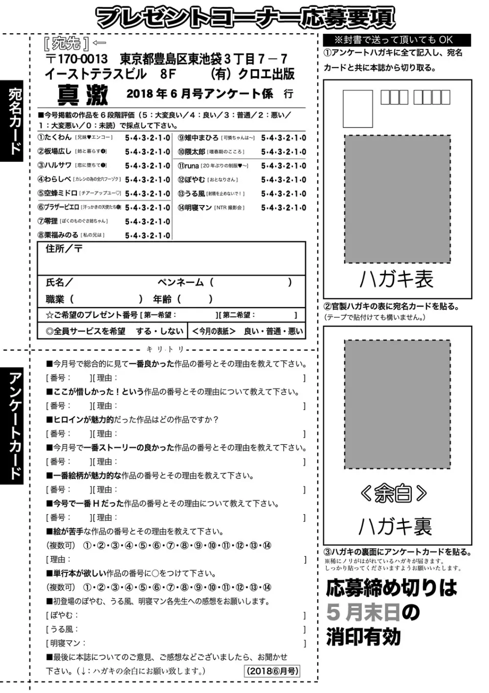 COMIC 真激 2018年6月号 405ページ