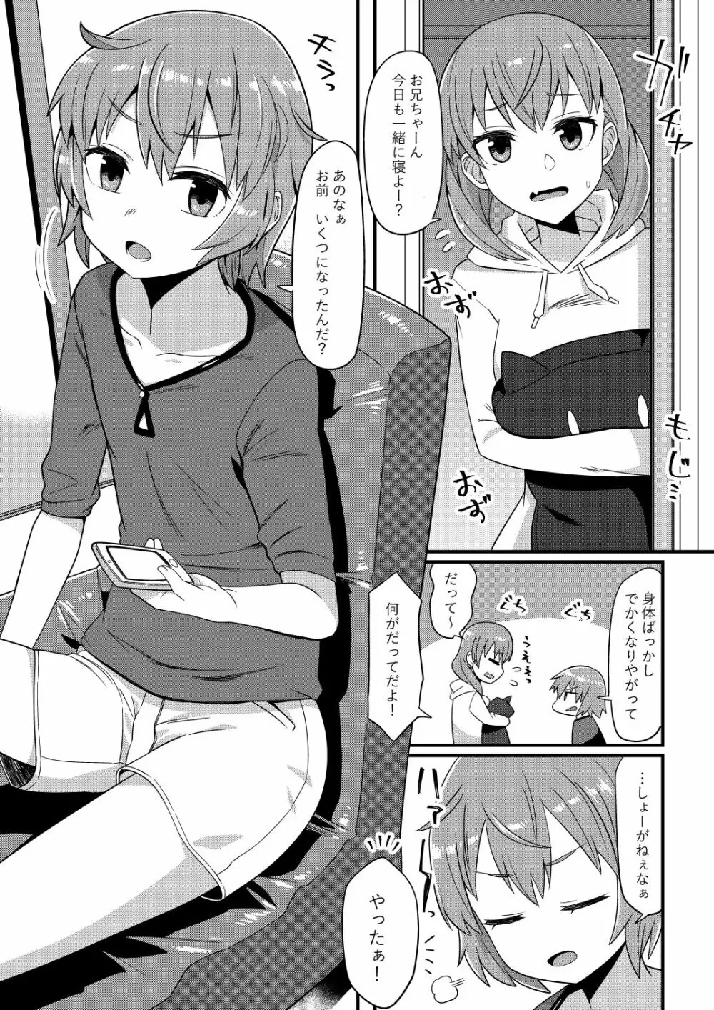 これからお兄ちゃんに〇〇〇しちゃいまーす 2ページ