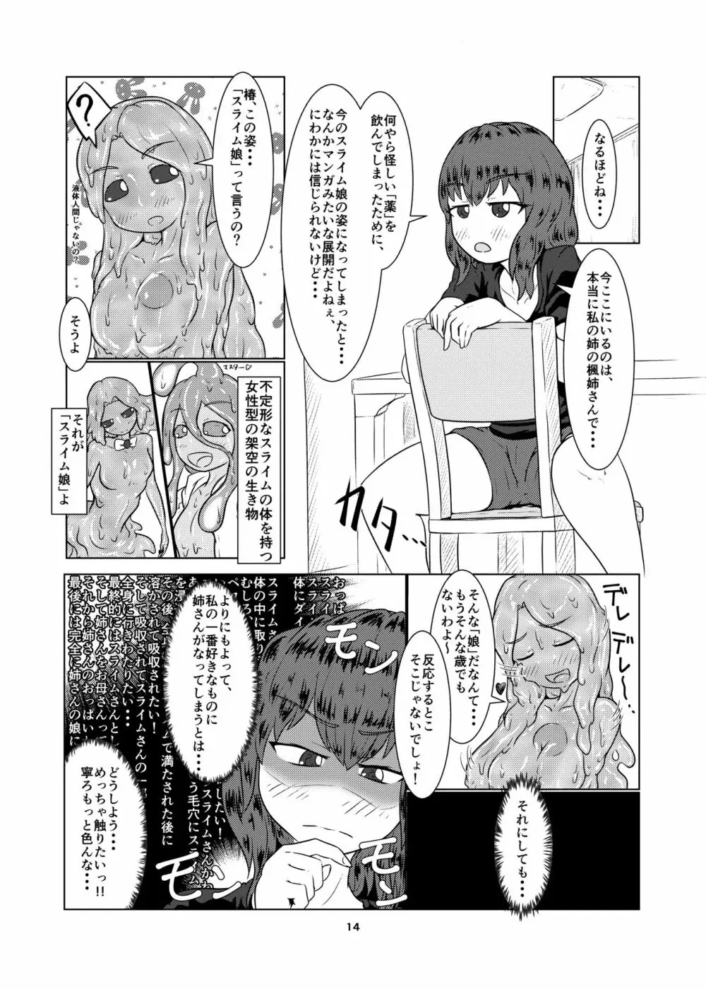 私の姉はスライム娘 -1日目- 14ページ